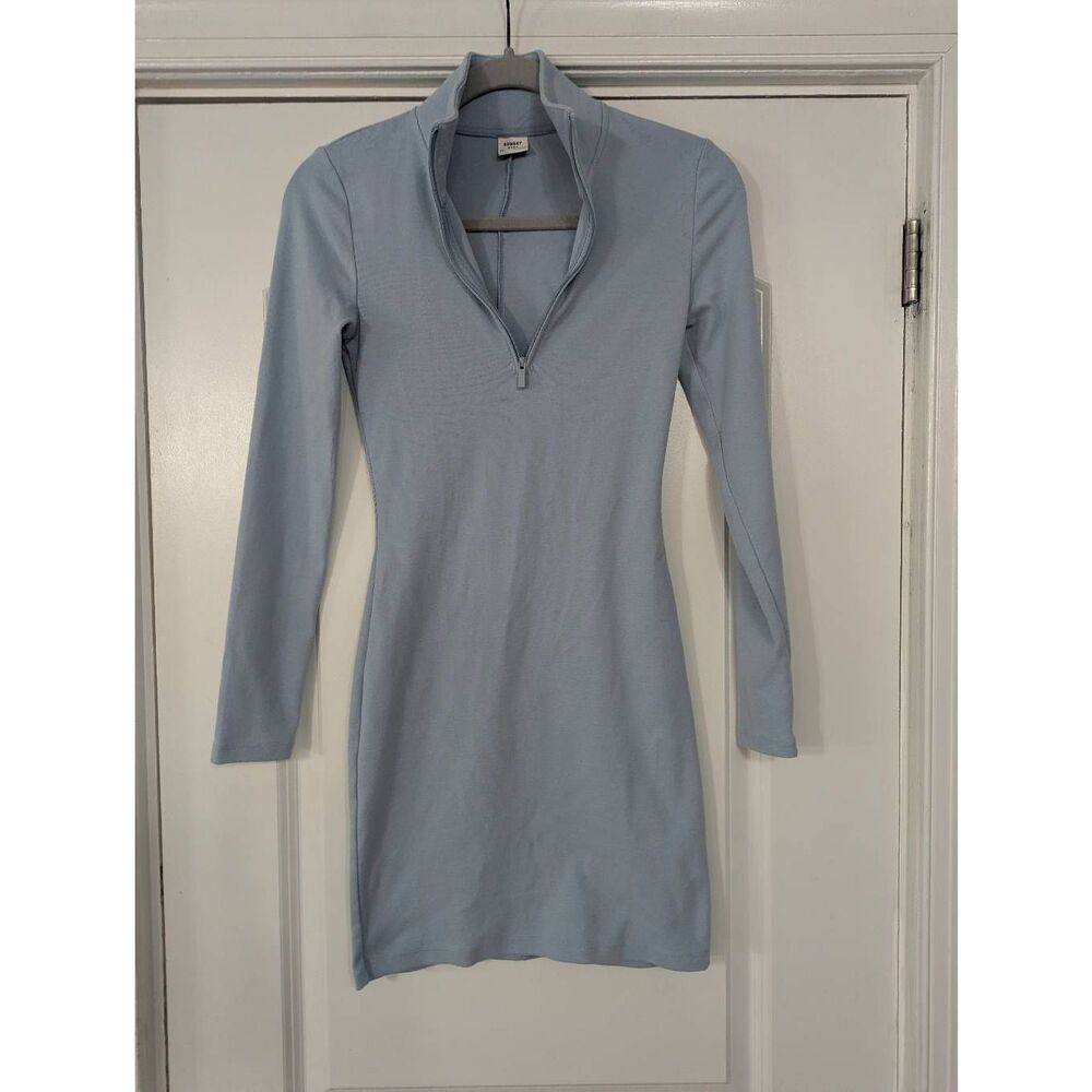 Sunday Best Light Blue Mini Dress